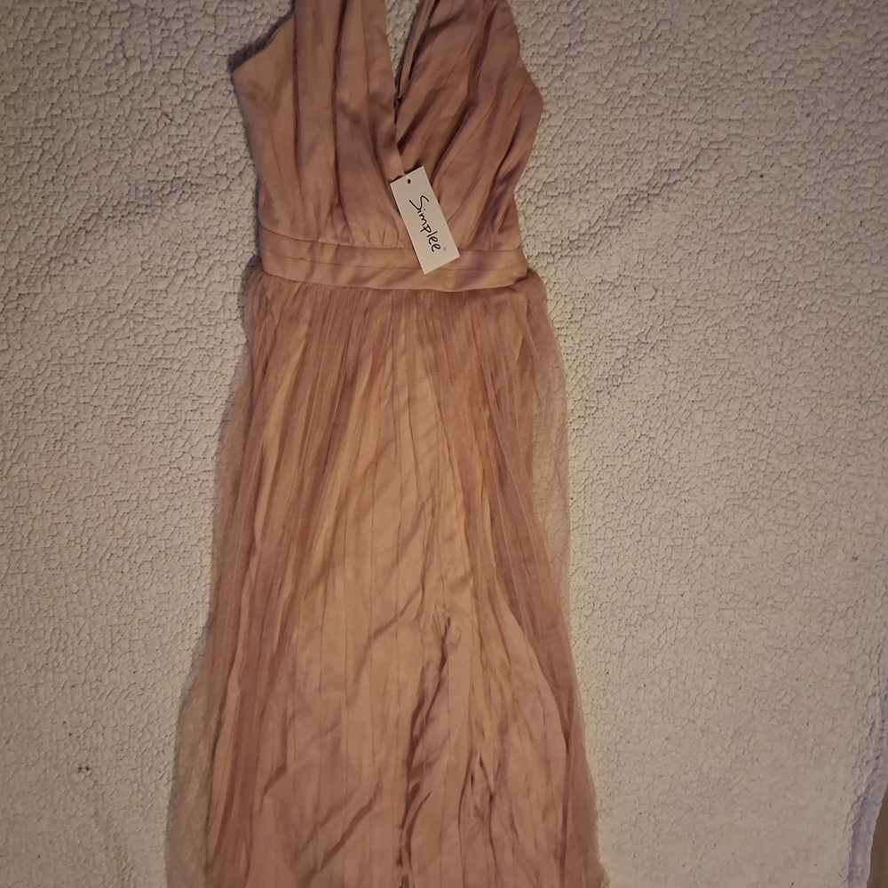 Simple Soft Pink Dress